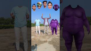 Blue Fatty dog vs cute brothers amp me correct head matching with tu radha meri main shyam tera songs [upl. by Cran]