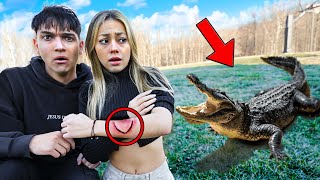 Alligator ATTACKED My Girlfriend [upl. by Sibilla78]