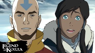 Aang Restores Korras Bending  Full Scene  The Legend of Korra [upl. by Analim]