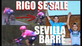 RIGOberto URAN SALE DE LA VIA en PARIS NIZA Oscar SEVILLA BARRE en Vuelta a Chiloe [upl. by Kilmarx]