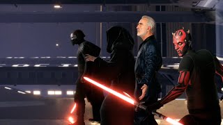 Battlefront 2  Intense Lightsaber Duels 8  Kenobi vs Vader  Season 1 [upl. by Hoeve]