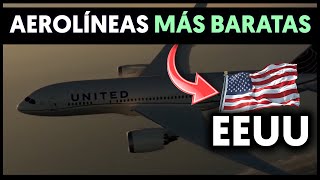 ✈️ Mejores AEROLÍNEAS MÁS BARATAS en ESTADOS UNIDOS  Vuelos Baratos en USA [upl. by Eilzel]