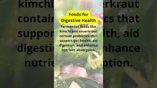 Foods for Digestive Health [upl. by Rajewski]