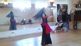 Moroccan dance  raks maghribi  Soumaya MaRose Montreal 2018 [upl. by Kcirtapnaes]