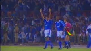 Gol de Elivelton na final da Libertadores 1997 narrado por Pequetito e Artur Moraes [upl. by Oirramaj]