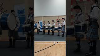 Falkirk Schools Pipe Band competing in grade Novice Juvenile B [upl. by Ettennal997]