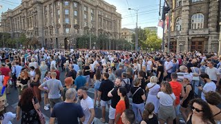 UŽIVO protest opozicije u Beogradu [upl. by Enelaehs965]