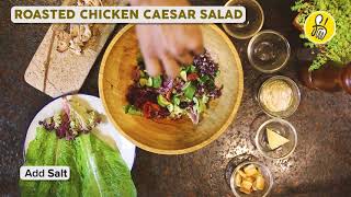 Barley Broth and Roasted Chicken Caesar Salad FreshRecipes [upl. by Ilah212]