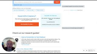 EasyBib Free Bibliography Generator  MLA APA Chicago citation styles [upl. by Bohner]