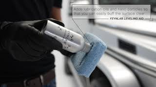 Making High Solids ceramic coatings easier to install  FEYNLAB leveling aid [upl. by Aihsiek]