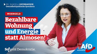 Bezahlbare Wohnungen und Energie statt Almosen [upl. by Alatea]