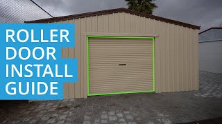 Garage Roller Door 🚪 Installation 🛠️ Guide [upl. by Emmit844]