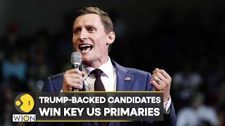 Former President Donald Trumpbacked candidates prevail in US midterm primaries Latest English News [upl. by Downey]