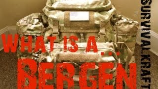 What is a Bergen Quick Look at a British Army Rucksack [upl. by Annoid]