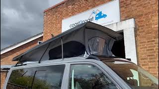 New LWB REIMO Electric Pop Top Transporter Roof  Coast 2 Coast Campers [upl. by Ahsiled]