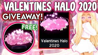 VALENTINES HALO 2020 GIVEAWAY🤩💝 WIN A FREE HALO  Royale High [upl. by Orrocos]