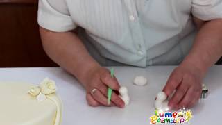 Fondant  Pasta din zahar  Lumea Basmelor  Tort de nunta [upl. by Enived]