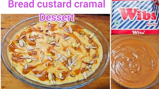 Bread Caramel Custard Dessert recipe  Bread cramal dessert recipe  Easy dessert recipe [upl. by Urien]