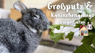 Großputz Kaninchengehege einrichten amp ROOMTOUR 🏡🐰 Stupsnasenbande [upl. by Fondea]