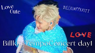 EngSub BILLKIN KISS PP ON THE STAGE IN FRONT OF EVERYONE billkinppkrit tempoconcertday1 [upl. by Screens]