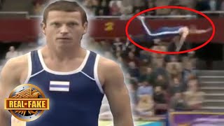 BIGGEST GYMNASTIC FAIL EVER  real or fake [upl. by Jess]