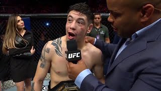 Brandon Moreno Octagon Interview  UFC 283 [upl. by Hutson]