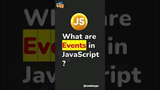 Events in JavaScript with example  JavaScript Interview Questions shorts javascript [upl. by Milka]