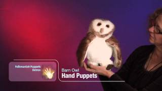 Folkmanis® Barn Owl Puppet Demo  Retired [upl. by Noram]