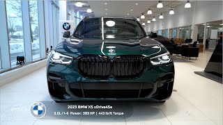 The All New 2023 BMW X5 xDrive45e  Plugin Hybrid  BMW Individual Boston Green [upl. by Nikki]