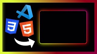 👉como HACER un BORDE DEGRADADO en HTML y CSS [upl. by Engdahl238]