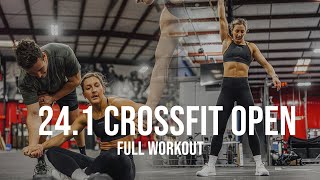 FULL 241 CROSSFIT OPEN WORKOUT  BTS [upl. by Anaed85]