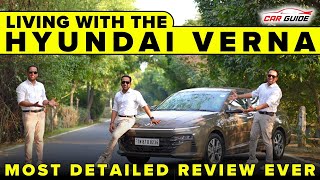 Living with the Hyundai Verna  Long Term Review with Real Mileage  Safety  Honda City Rival [upl. by Jodee]