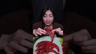 Raw Red Shrimp Carabineros กินกุ้งแดงยักย์แบบคนจีน หัวกุ้งมันเยิ้มๆกินกับน้ำจิ้มซีฟู้ดรสจัดจ้าน [upl. by Tompkins762]