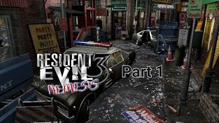 Resident evil 3 Nemesis Part 1  Streets of Raccoon City [upl. by Arabella714]