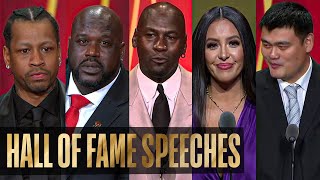 2 Hours of the Most Memorable Basketball Hall of Fame Enshrinement Speeches [upl. by Mahoney]