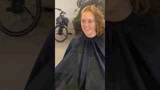 Best Haircuts ✂  curly girl buzzcut [upl. by Ynobe]