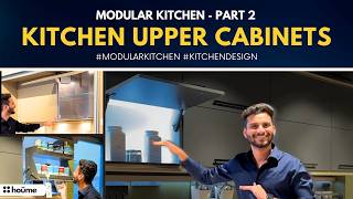 Modular Kitchen I Modular Kitchen Cabinets I Upper Head Kitchen Design  Part 2 [upl. by Nitram]