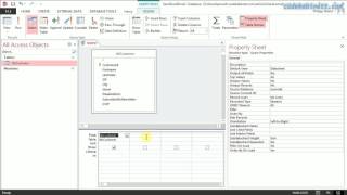 How to create a simple select query in Microsoft Access [upl. by Lledyl248]