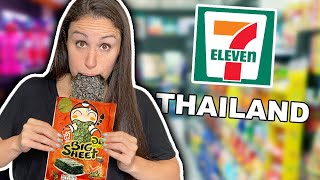 Eating 7ELEVEN for 7 DAYS in Thailand  Part 1 [upl. by Broida204]