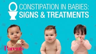 Constipation In Babies Sign and Treatments  Poop Scoop  Parents [upl. by Teerell]