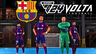 FC 24 Volta Top Goals  Barcelona vs Real Madrid  Ft Messi  Ronaldo and Neymar [upl. by Yrrok115]