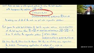 Differential Equations Lecture 35 Inhomogeneous Heat Equation [upl. by Brodeur905]