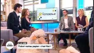 Présentation de la carte Apetiz  La Quotidienne sur France 5 [upl. by Ozkum]