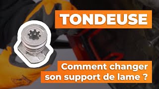 Tondeuse  Remplacement de support de lame [upl. by Sacken]