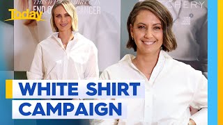 Witchery and OCRF team up to end ovarian cancer with white shirt campaign  Today Show Australia [upl. by Perni161]