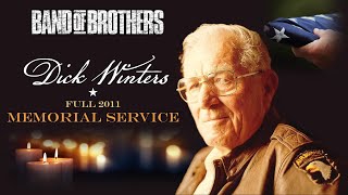 Major Dick Winters Full 2011 Memorial Service  Band of Brothers [upl. by Nelhsa356]