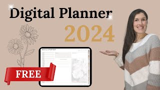 2024 FREE Digital Planner for Goodnotes [upl. by Nyrehtak730]