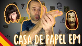 La Casa de Papel Episode 1 Explained  Intermediate Spanish  TV Shows 6 [upl. by Acquah]