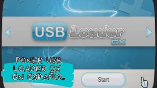 como poner usb loader gx en español [upl. by Ajidahk]