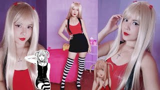 Misa Amane cosplay de pobre cospobre Halloween 🌸Andy J [upl. by Eiznekam]